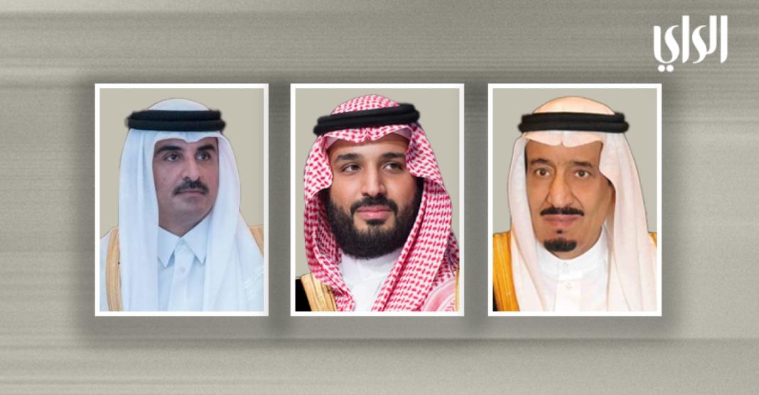 خادم الحرمين وولي عهده يعزيان قطر في وفاة الأمير الوالد