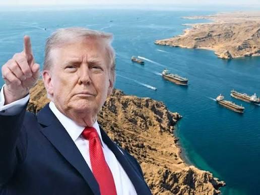 ترامب : الولايات المتحدة ستتولى حراسة مضيق هرمز وستتقاضى رسوماً تبلغ 20%