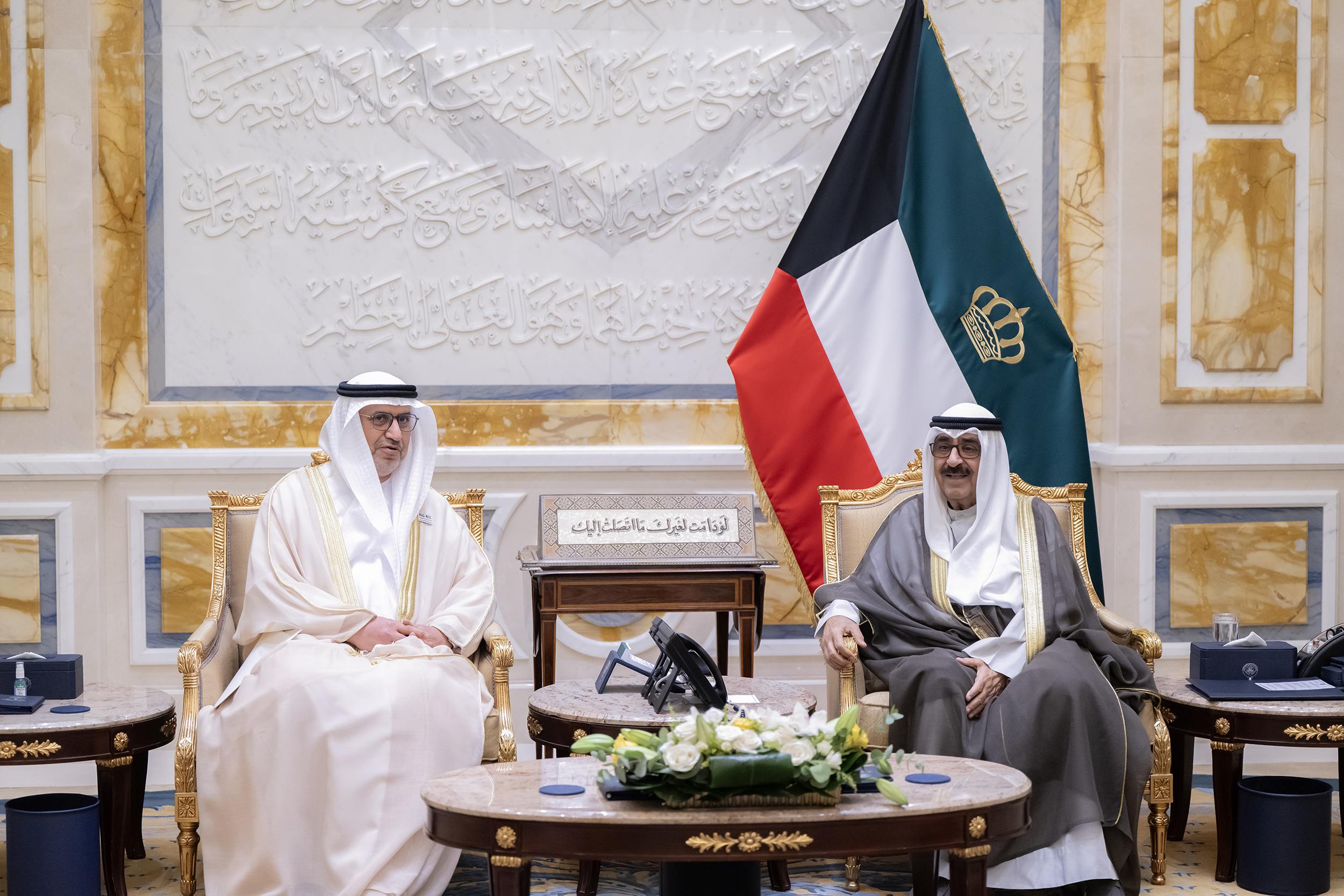 سمو الأمير يتسلم رسالة خطية من رئيس دولة الإمارات لحضور «مؤتمر الأمم المتحدة للمياه 2026»