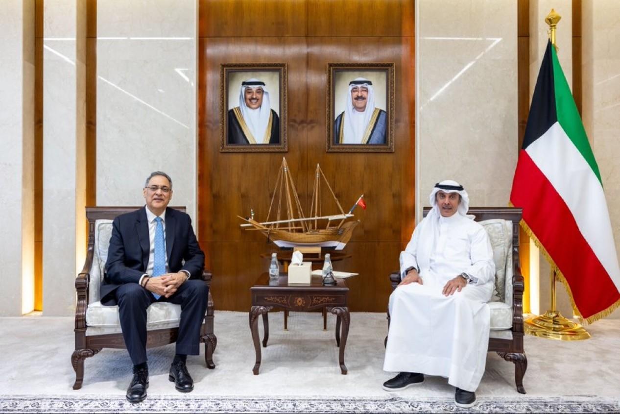 نائب وزير الخارجية يستقبل وكيل الشؤون الخارجية الهندي بمناسبة زيارته للبلاد